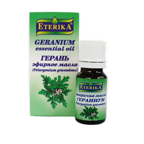 Eterika Natural Geranium Essential Oil for Good Mood 0.34 fl oz (10 ml)