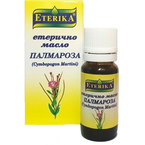 Eterika Natural Palmarosa Essential Oil with Toning Effect for Healthy Skin 0.34 fl oz (10 ml)