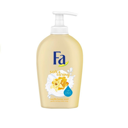 Fa Soft and Caring Liquid Soap with Honey and Vanilla Scent 8.45 fl oz (250 ml)
