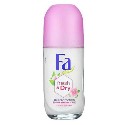 Fa Fresh and Dry Roll-On Anti-Perspirant for Women with Peony Scent 1.69 fl oz (50 ml)
