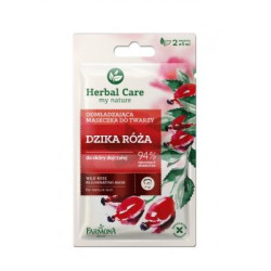 Jantar Farmona Herbal Care Rejuvenating Mask for Mature Skin with Wild Rose 2 x 0.17 fl oz (5 ml)