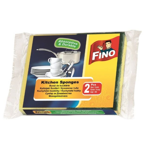 Fino Absorptive and Durable Kitchen Sponge 2 pcs
