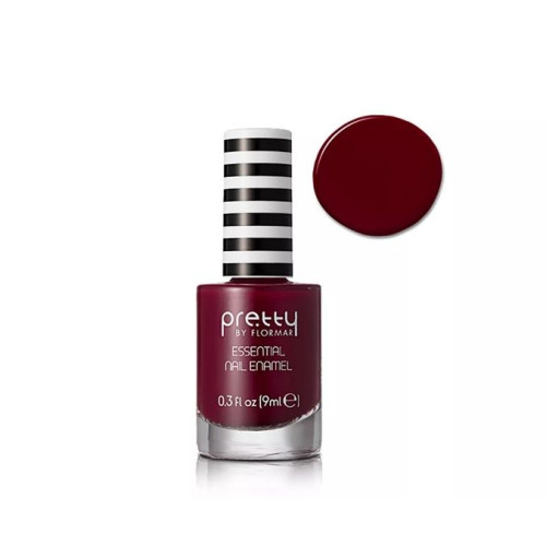 Pretty by Flormar Opaque and Long-Lasting Nail Polish Color 016 Ruby