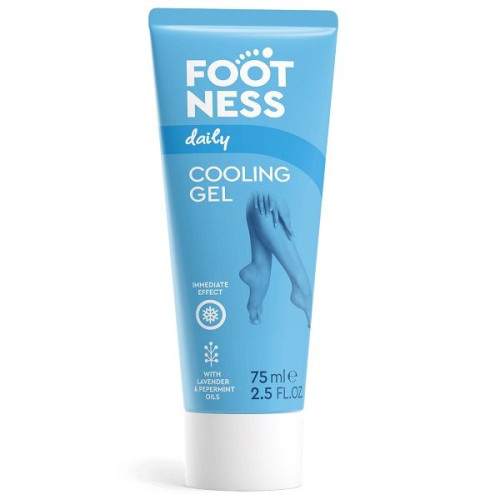 Footness Daily Cooling Gel for Feet and Soles with Hydrating Effect 2.54 fl oz (75 ml)