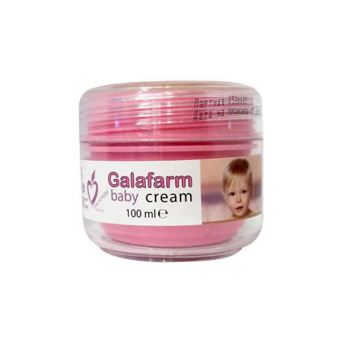 Galafarm Baby Cream Soothing Skin Cream for Babies and Children with Hypoallergenic Lanolin and Vitamins 3.38 fl oz (100 ml)