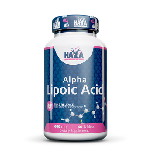 Haya Labs Time Release Alpha Lipoic Acid 600 mg 60 Tablets