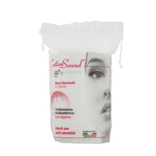 Cotton Sound Argento Makeup Remover Pads with Silver Ions 40 pcs