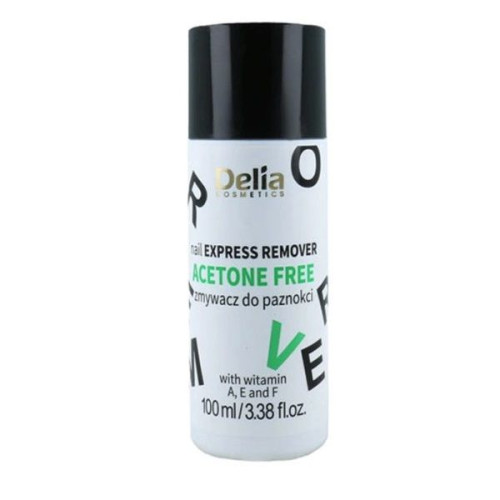 Delia Cosmetics Nail Polish Remover Acetone-free Nail Polish Remover for Natural and Artificial Nails 3.38 fl oz (100 ml)
