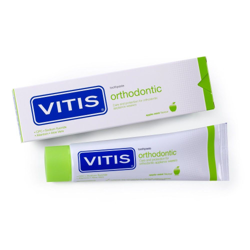 Vitis Orthodontic Toothpaste for People with Braces 3.38 fl oz (100 ml)