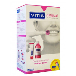Vitis Gingival Promo Gum Care Set Mouthwash Toothpaste and Toothbrush