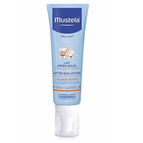 Mustela Soothing After-Sun Lotion for Babies and Children Moisturizing 4.23 fl oz (125 ml)
