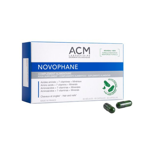 Acm Novophane for Healthy and Beautiful Hair and Nails Vitamins 60 Capsules