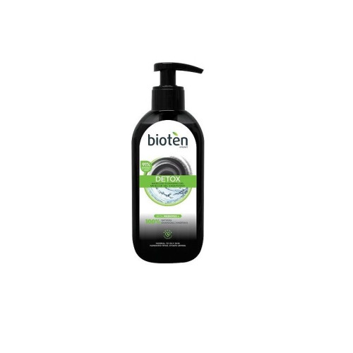 Bioten Detox Cleansing Micellar Gel Enriched with Activated Charcoal for Normal to Oily Skin 6.76 fl oz (200 ml)