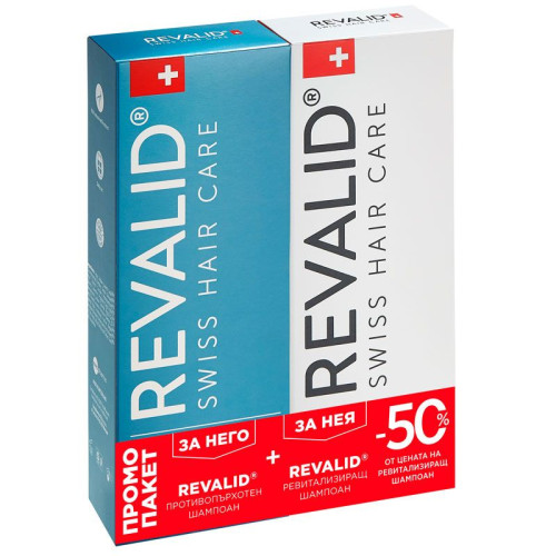 Revalid Promo Restorative Shampoo + Anti-Dandruff Shampoo with Nettle for Damaged Hair