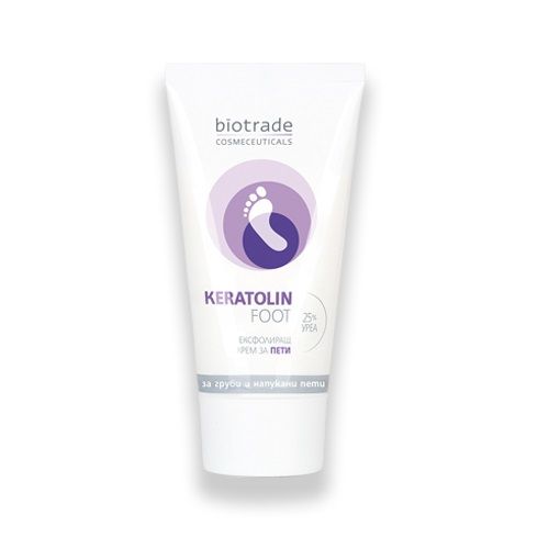 Biotrade Keratolin Foot Exfoliating Cream for Heels with 25% Urea and Moisturizing Complex 1.69 fl oz (50 ml)
