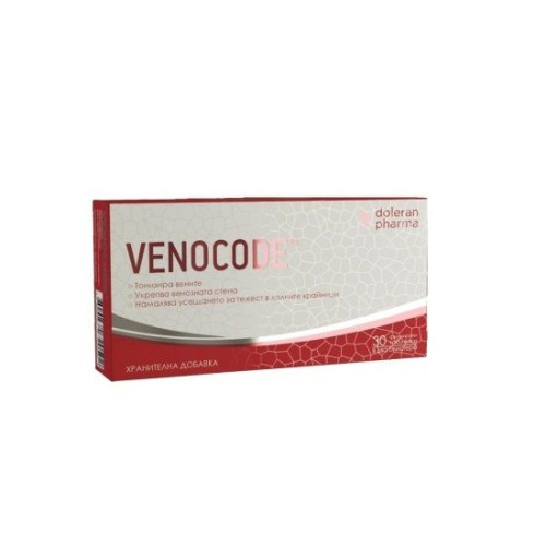Doleran Pharma Venocode for Varicose Veins and Hemorrhoids 30 Tablets