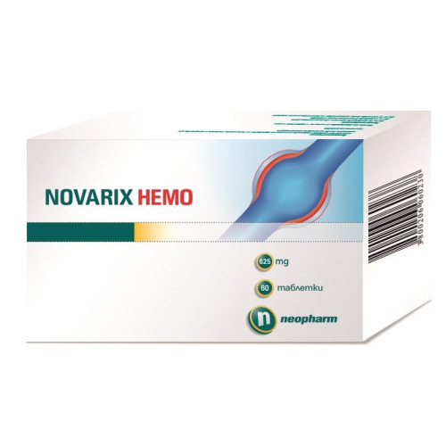 Neopharm Novarix Hemo for Hemorrhoids Collagen Type III 625 mg 60 Tablets
