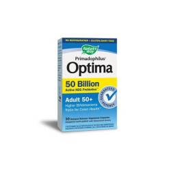 Nature's Way Primadophilus Optima Adult 50+ Probiotic for a Healthy Stomach 30 Vcaps