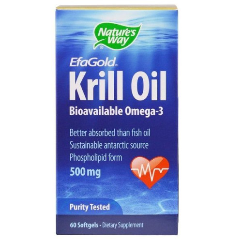Nature's Way Efagold Krill Oil Omega-3 for High Immunity with Antarctic Krill 500 mg 30 Capsules