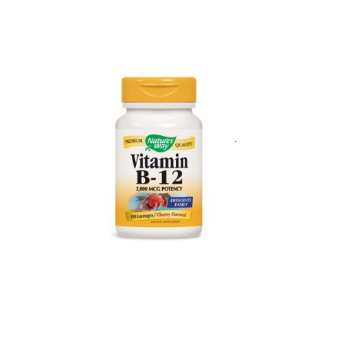 Nature's Way Vitamin B12 for Tone and Energy 2000 mcg 100 Tablets
