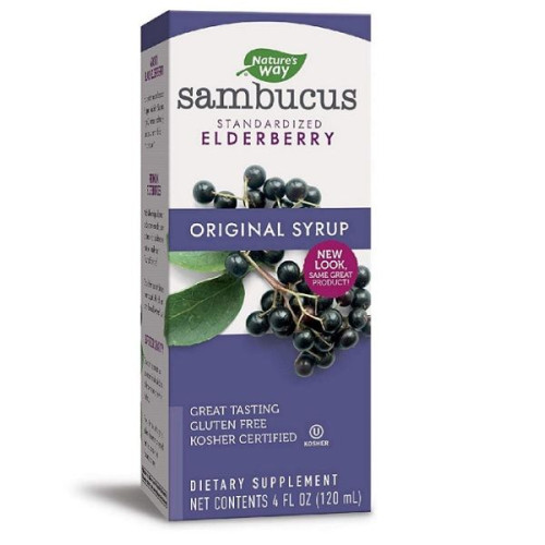 Nature's Way Elderberry Original Syrup Immune Stimulant with Black Elderberry 4.06 fl oz (120 ml)