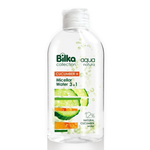 Bilka Aqua Natura 3-in-1 Hydrating Micellar Water with Panthenol 6.76 fl oz (200 ml)