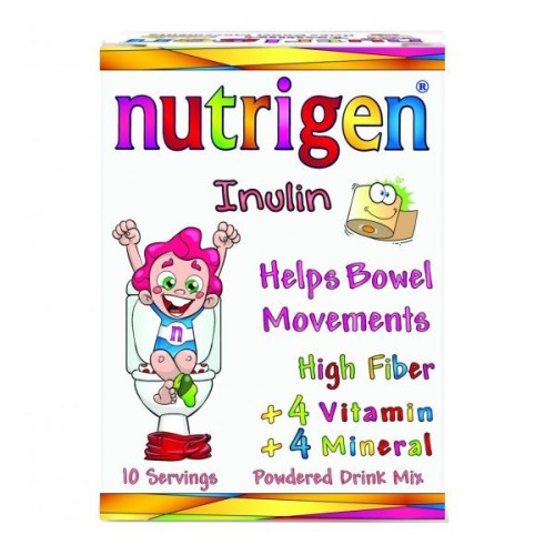 Nutrigen Inulin for Constipation and Difficult Bowel Movements for Babies and Children 10 Sachets
