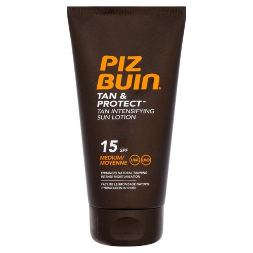 Piz Buin Tan and Protect Waterproof Sun Protection Lotion for the Whole Body for Fast Tanning SPF 15+ 5.07 fl oz (150 ml)
