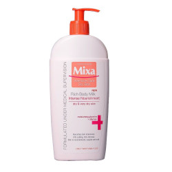Mixa Sensitive Hydrating Body Milk for Dry and Very Dry Skin Without Alcohol 13.53 fl oz (400 ml)