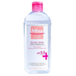 Mixa Anti-Irritations Cleansing Micellar Water for Very Sensitive and Reddened Skin 13.53 fl oz (400 ml)