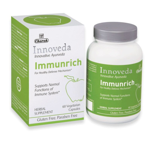 Charak Immunrich for Strong Immunity Against Infections and Viruses 60 Capsules
