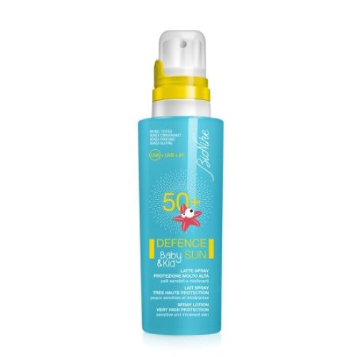 Bionike Defence Sun Babyandkid Spray Lotion for Children with Sensitive Skin Waterproof SPF 50+ 4.23 fl oz (125 ml)
