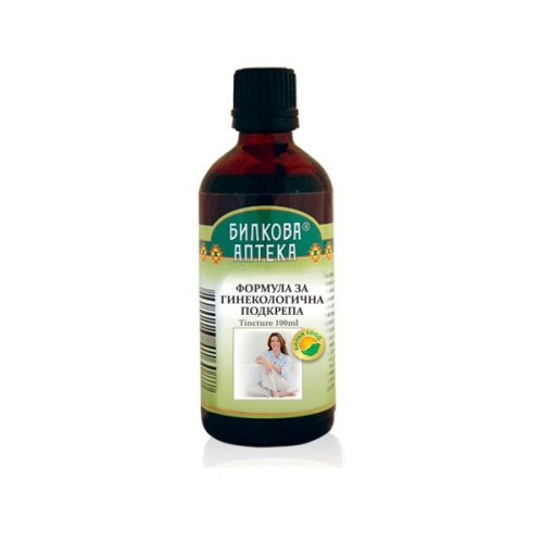 Bioherba Formula for Gynecological Support Tincture for Cysts and Fibroids 3.38 fl oz (100 ml)