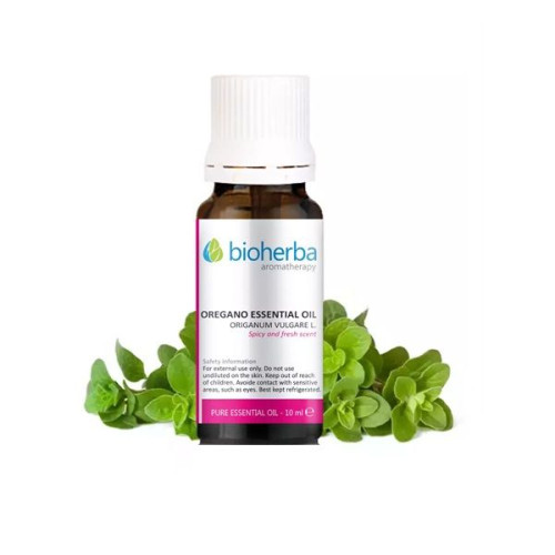 Bioherba Oregano Essential Oil for Fungal Infections and Rashes 0.34 fl oz (10 ml)