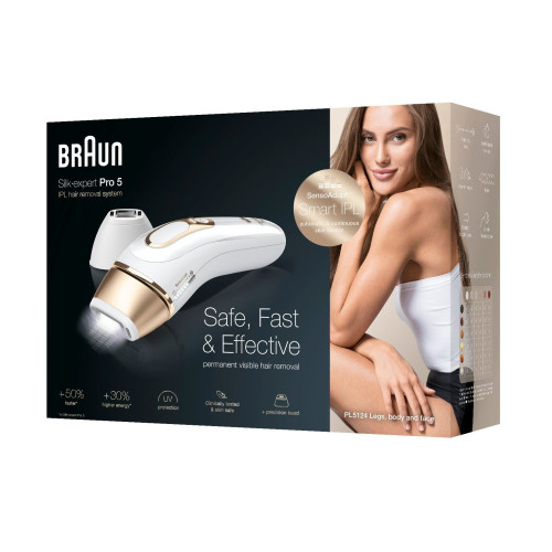 Braun PL5124 Photoepilator for Body and Face Hair Removal 1 pc