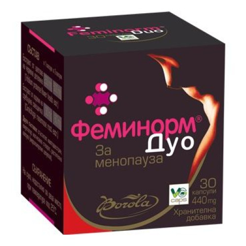 Borola Feminoorm Duo for Menopause Relief 30 Capsules