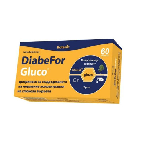 Botanic Diabefor Glucose Regulator for Blood Glucose 60 Tablets