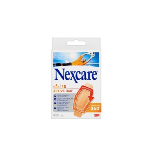 3M Nexcare Active 360 Soft and Durable Sterile Wound Dressings 10 pcs