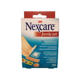 3M Nexcare Family Set Set of Bandages for Wounds and Skin Irritations 20 pcs