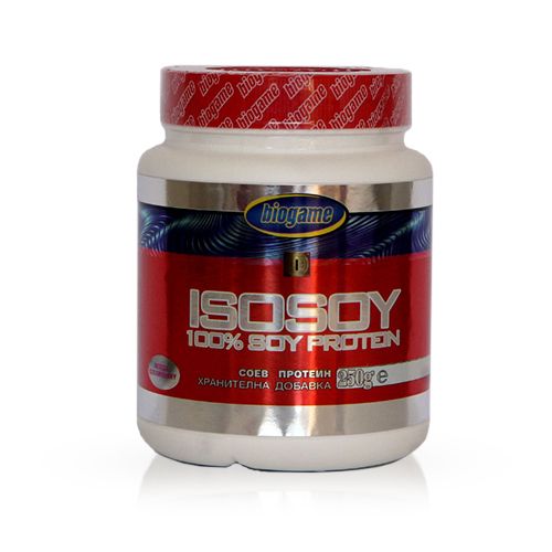 Biogame Isosoy 100% Soy Protein for Perfect Shape Vanilla Flavor 8.82 oz (250 g)
