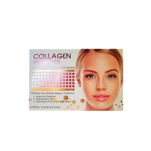 Dr. Green Marine Collagen Hydrolyzed Marine Collagen Face Against Wrinkles 0.34 fl oz (10 ml) 6 Ampoules