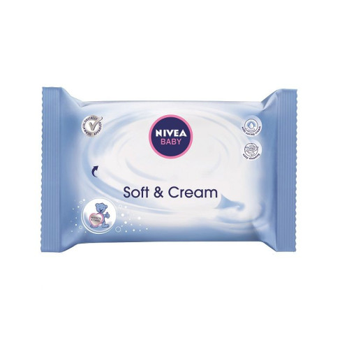 Nivea Soft and Cream Cleansing Wipes 63 pcs
