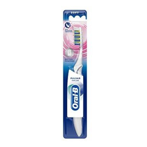 Oral-B Pulsar Gum Care Toothbrush with built-in Battery for Irresistible Shine Soft 1 pc