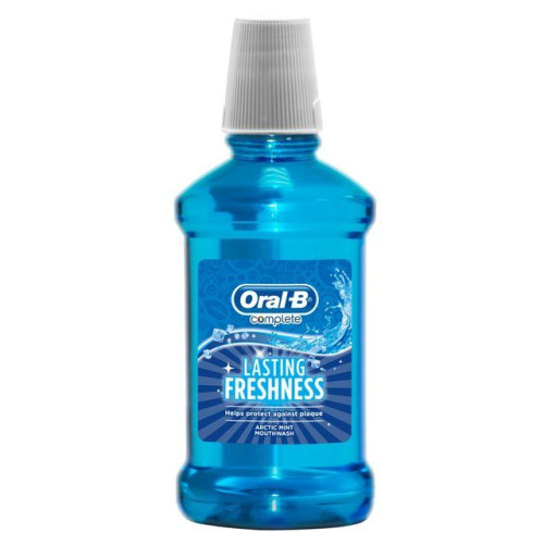 Oral-B Lasting Freshness Refreshing Alcohol-Free Mouthwash with Mint Flavor 8.45 fl oz (250 ml)