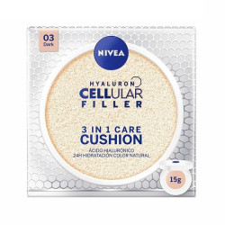 Nivea Hyaluron Cellular Filler SPF 15 3-in-1 Cushion Dark 0.53 oz (15 g)