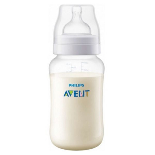 Philips Avent Classic+ Anti-colic Bottle with Classic Medium Teat 3+ Months for Natural Feeding 11.16 fl oz (330 ml)