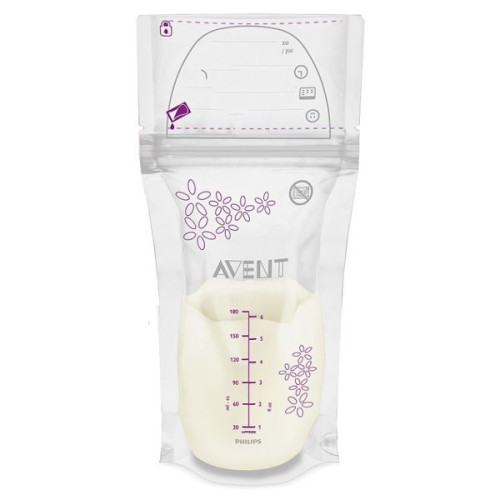 Philips Avent Breast Milk Storage Bags Suitable for Storage and Freezing 25 pcs