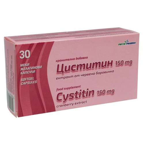 Phytopharma Cystitin with Complex Action and Cranberry Extract 150 mg 30 Capsules