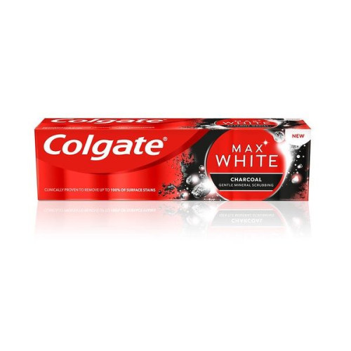 Colgate Max White Charcoal Whitening Toothpaste with Activated Charcoal 2.54 fl oz (75 ml)
