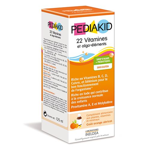 Pediakid Syrup for Children with All the Necessary Vitamins and Microelements 4.23 fl oz (125 ml)